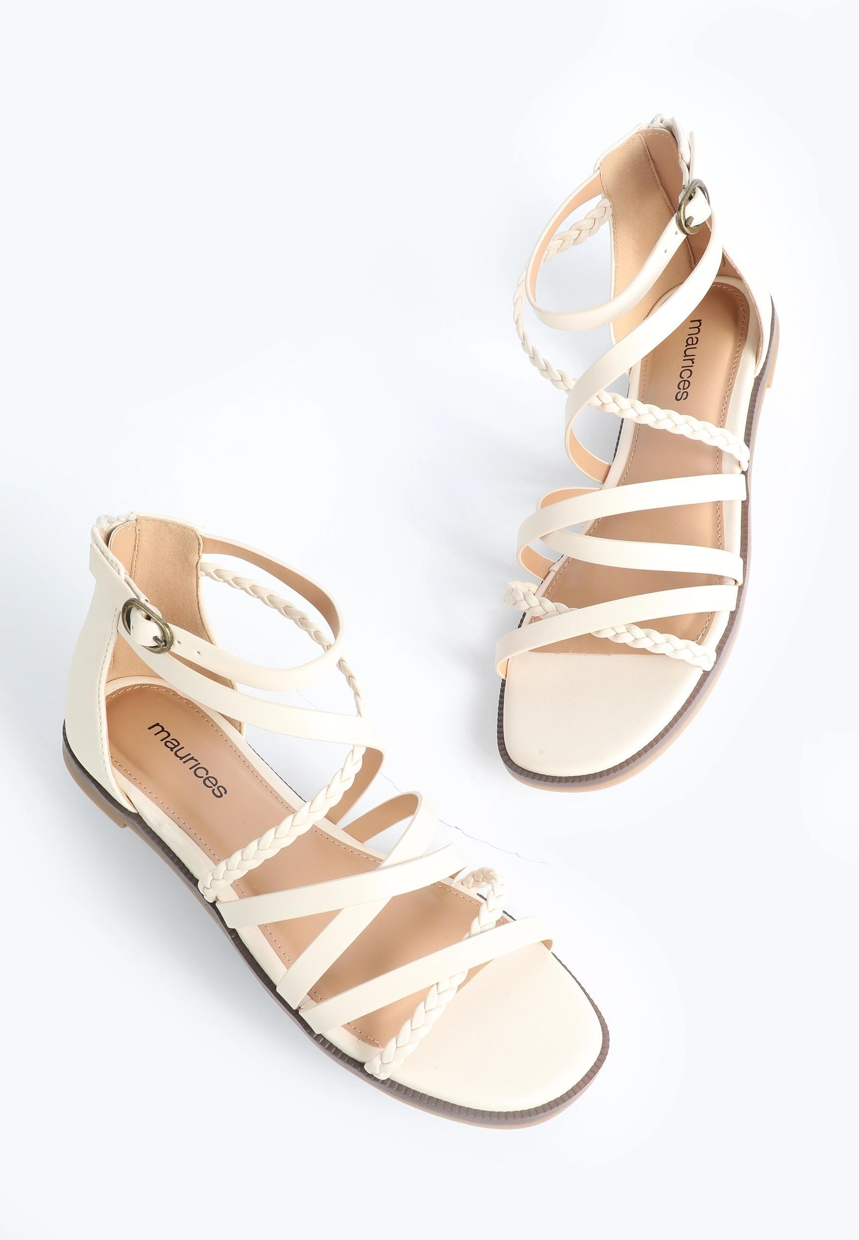 SuperCush Callie Strappy Braided Gladiator Sandal Product Image