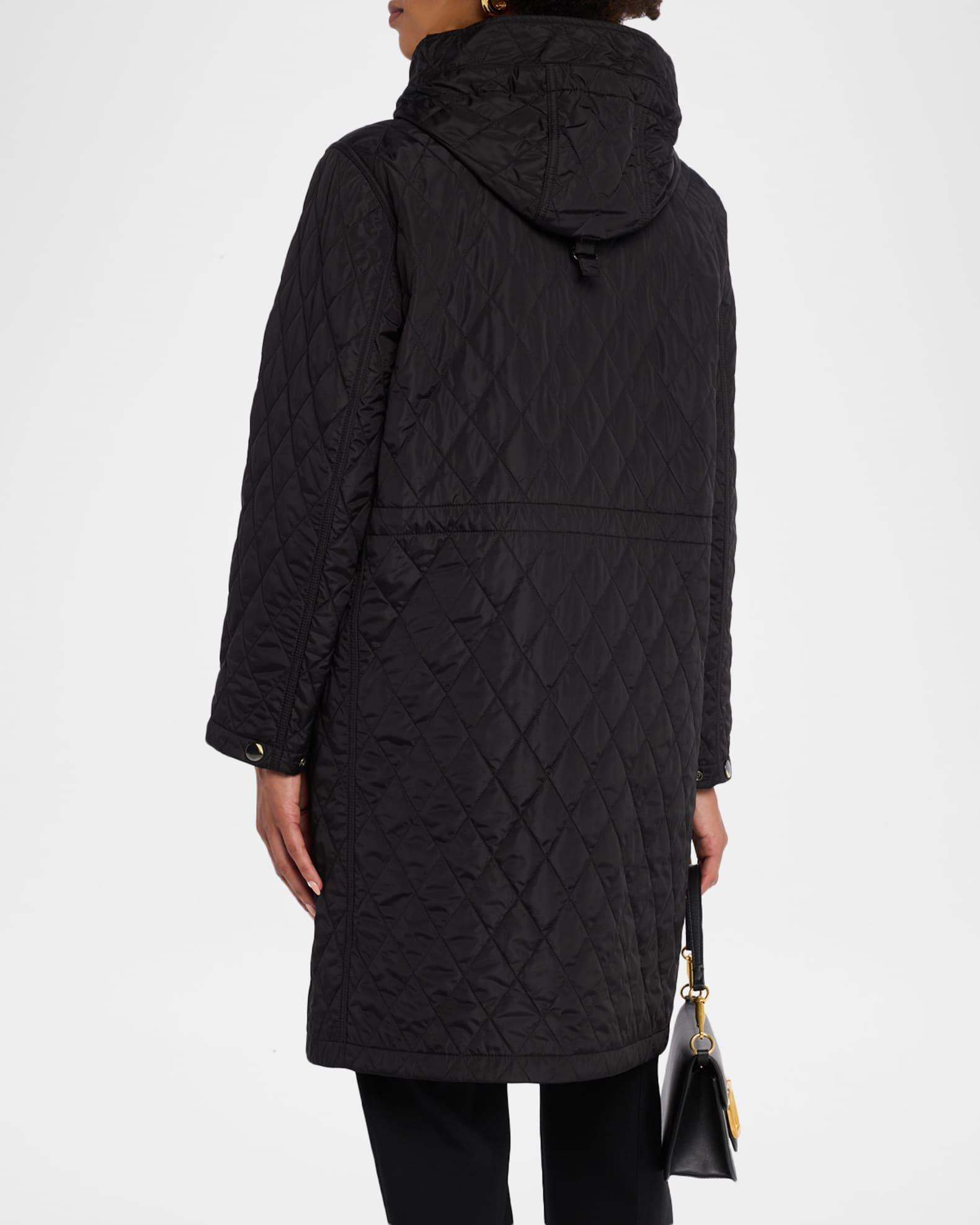 Hillgate Quilted Long Hooded Jacket Product Image