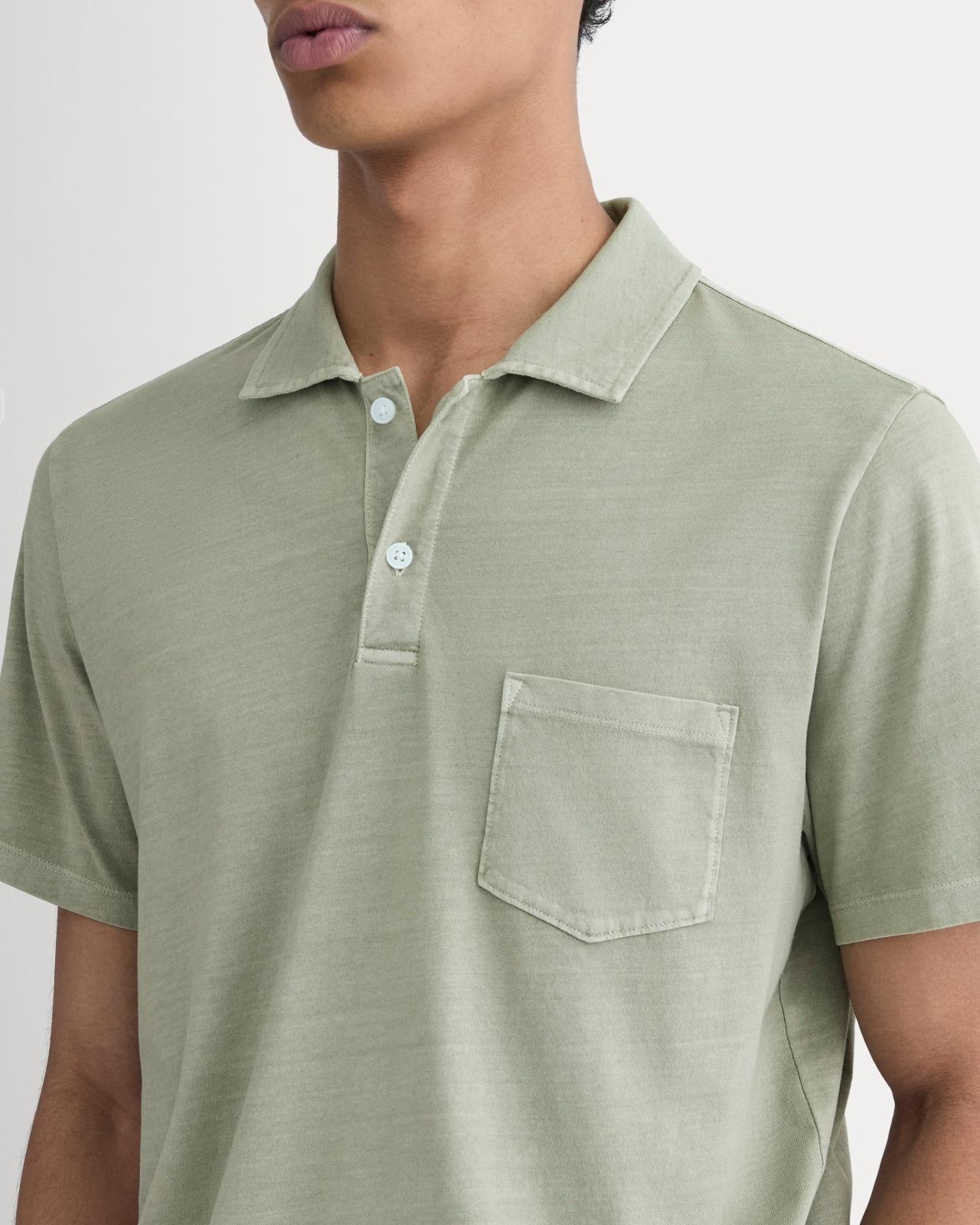 The Essential Organic Garment-Dyed Polo Product Image