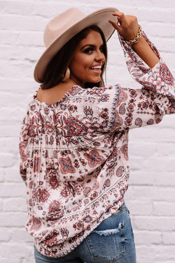 Paint The Sky Paisley Top Product Image