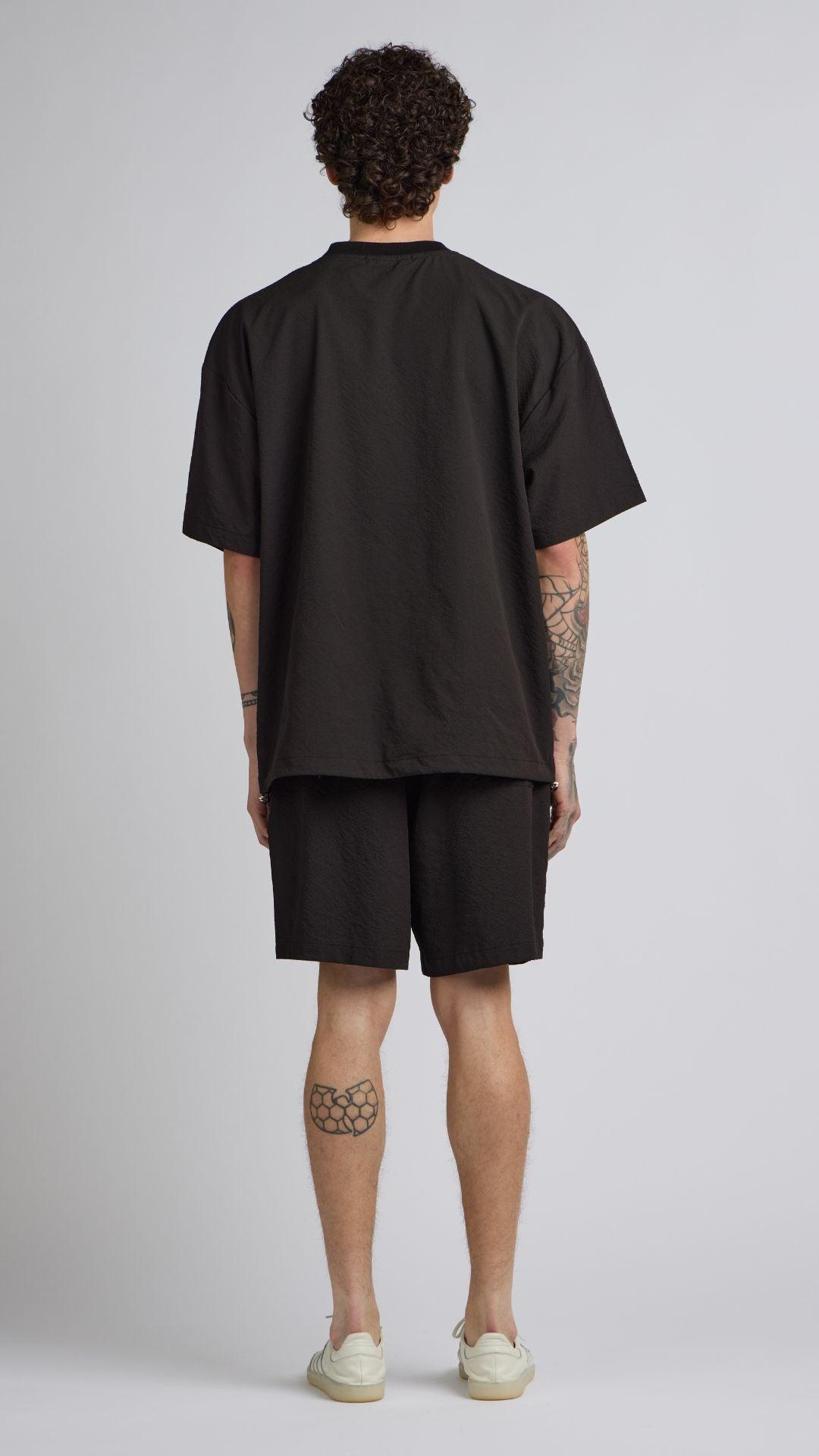 Leisure Shirt In Black Male Product Image