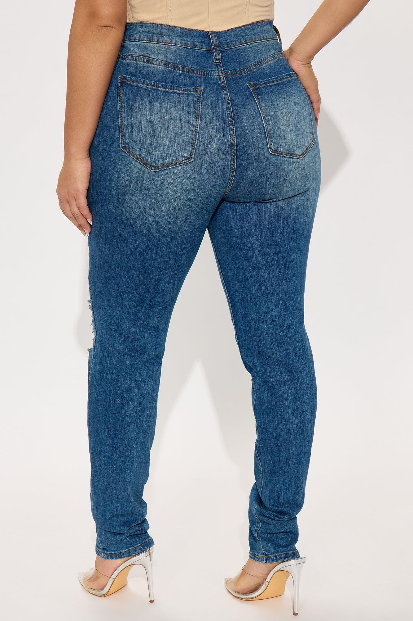 Tall Tough It Up Stretch Skinny Jeans - Dark Wash Product Image