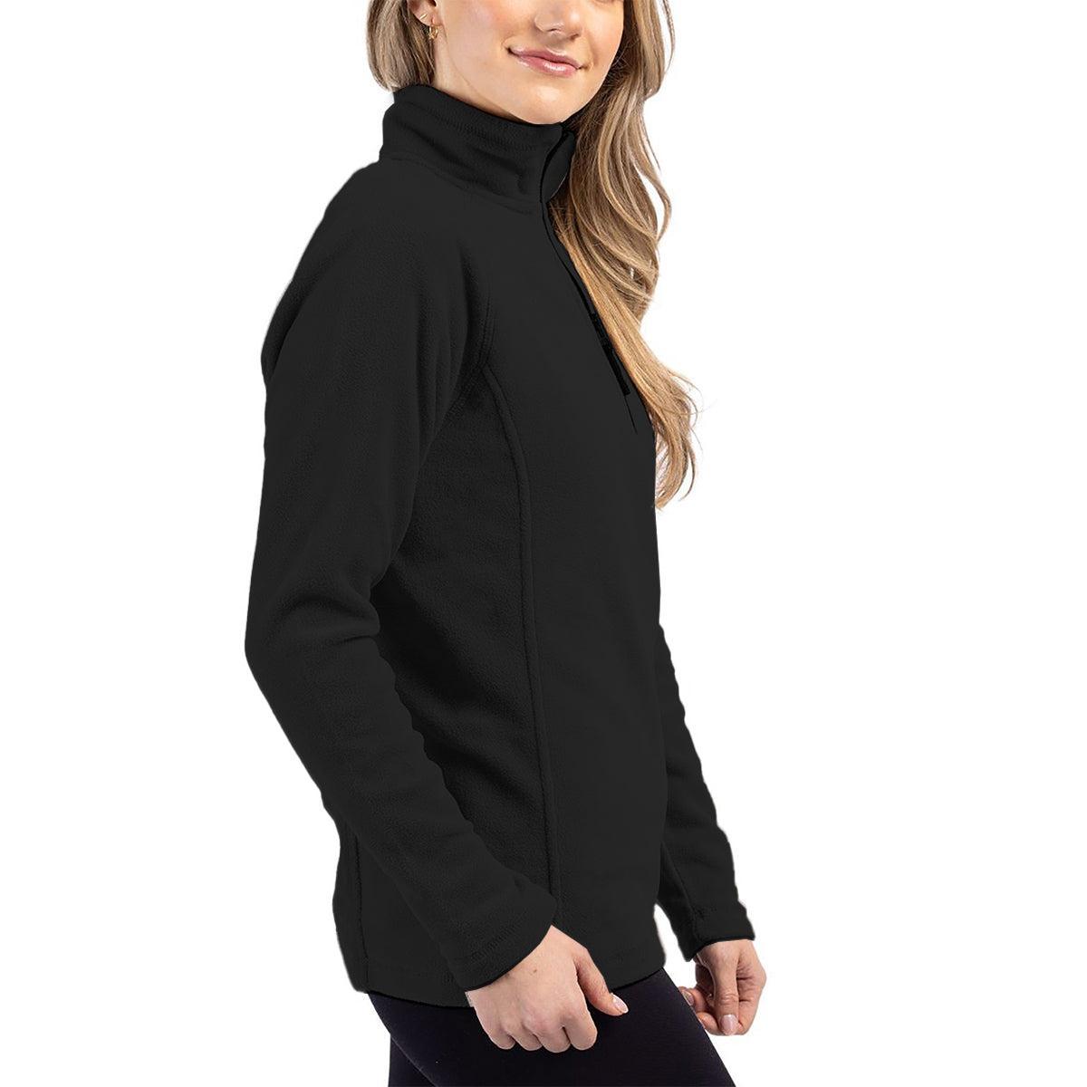 Cutter & Buck Clique Summit Performance Fleece Half Zip Women's Pullover Jacket Product Image