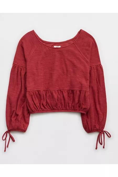 Aerie Endless Summer Cropped Sweatshirt Women's Product Image
