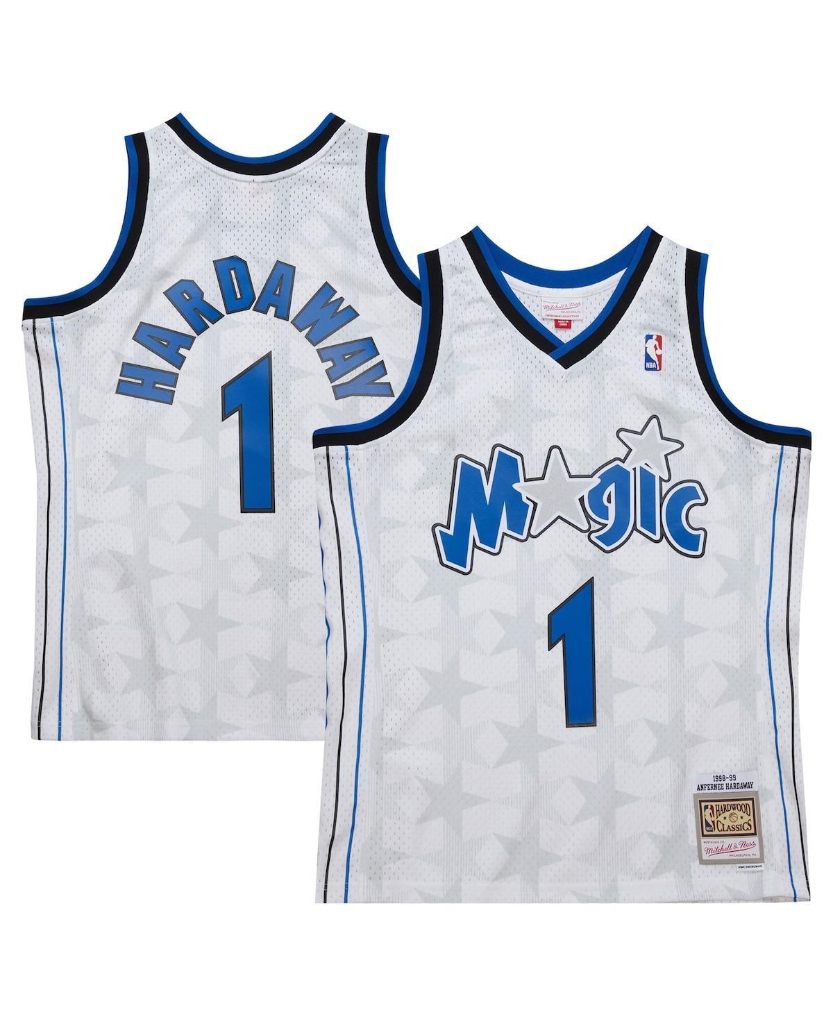 Men's Mitchell & Ness Penny Hardaway White Orlando Magic 1998/99 Hardwood Classics Swingman Jersey, Size: Medium, Mag White Product Image