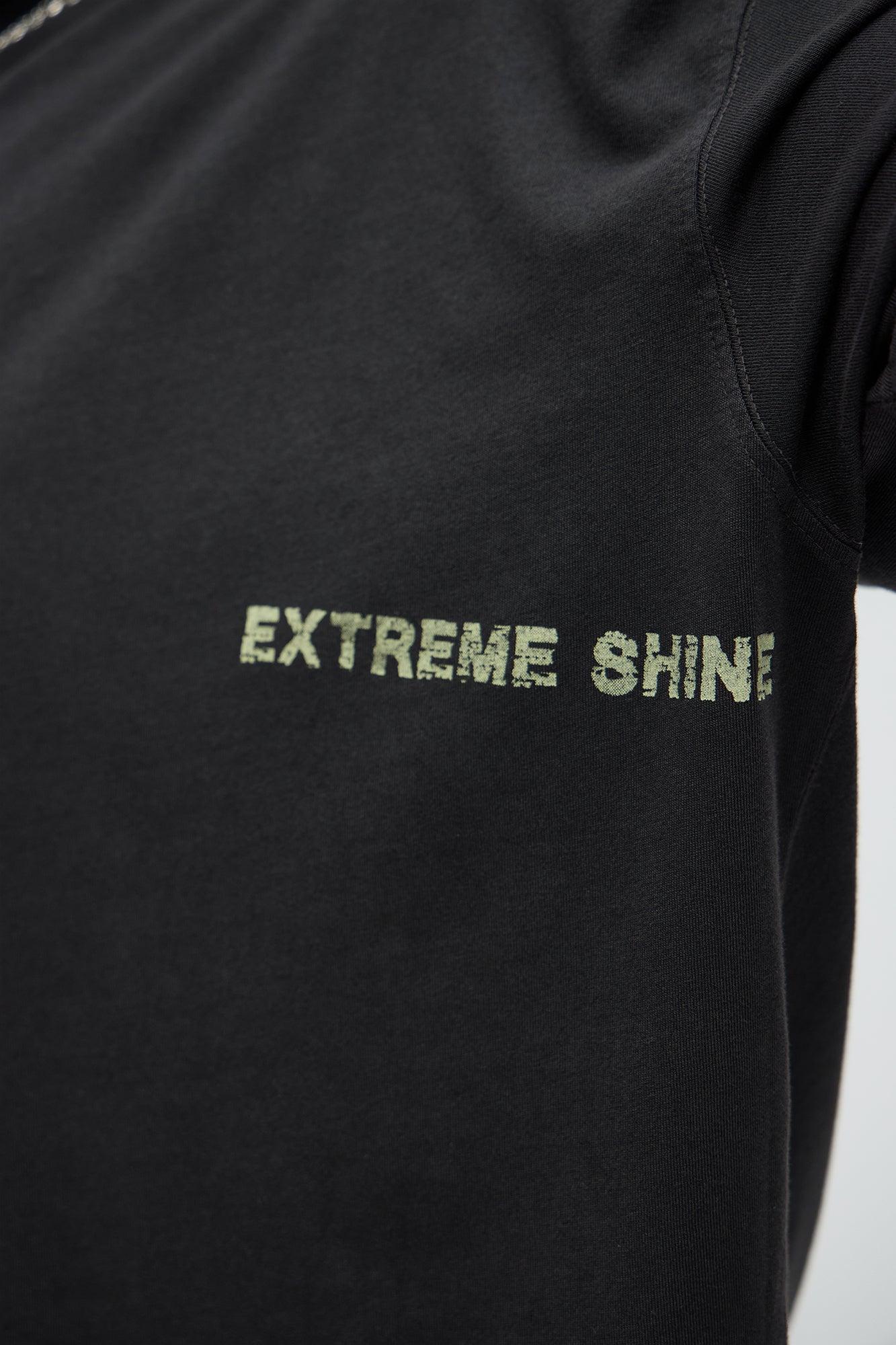 Extreme Shine Oversized Short Sleeve Tee - Black Wash Product Image
