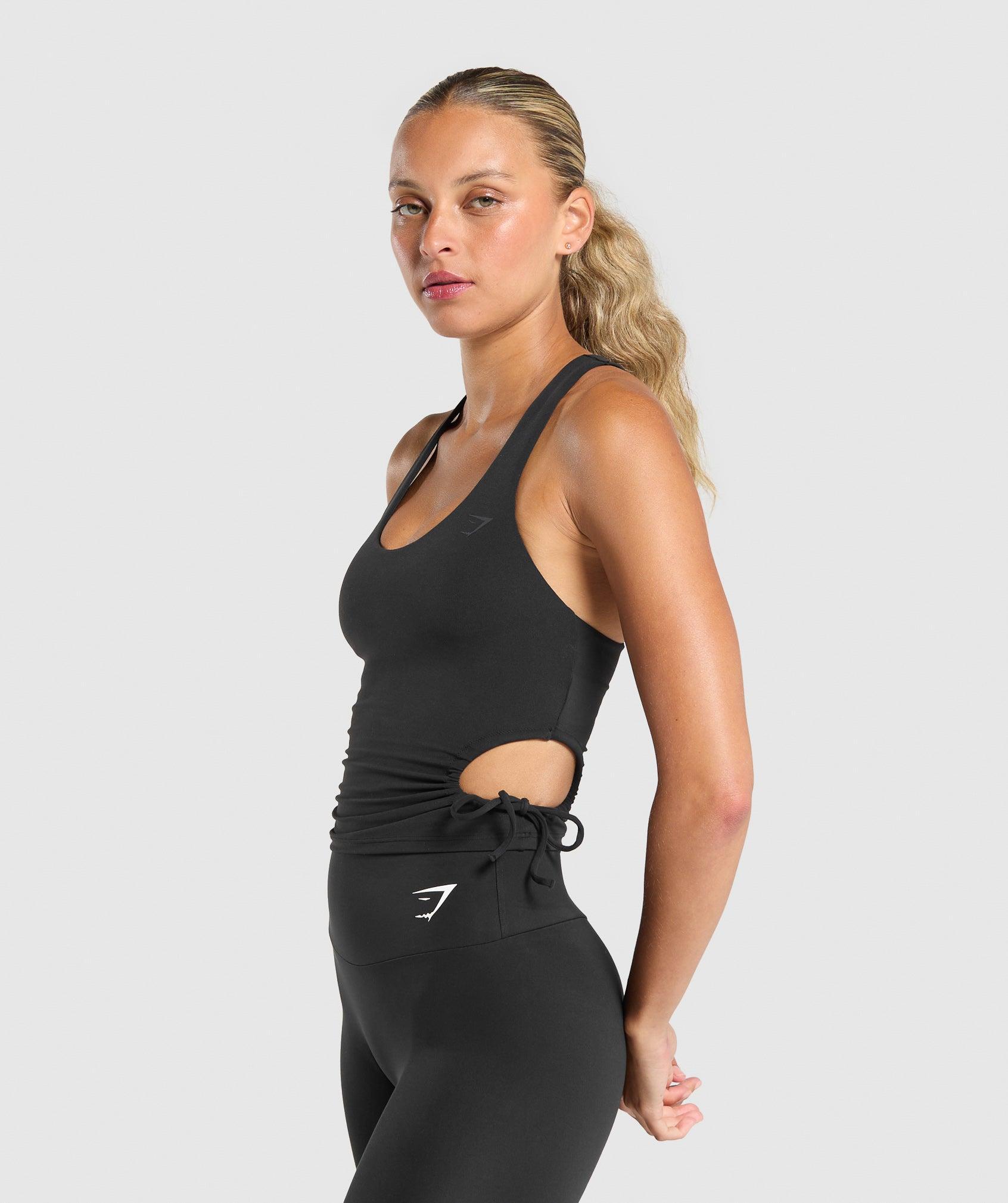 Ruched Side Tank With Shelf Product Image