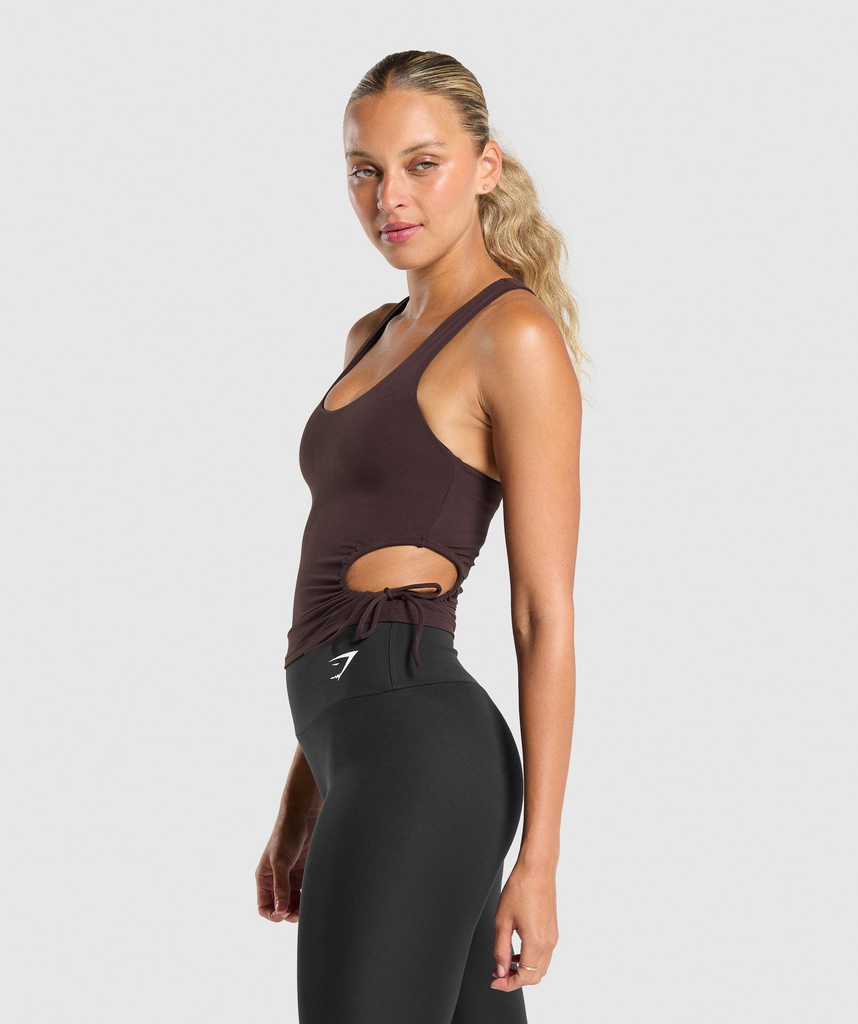 Ruched Side Tank With Shelf Product Image