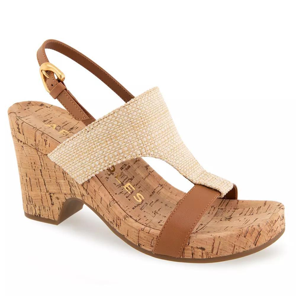 Aerosoles Mackenzie Womens Slingback Wedge Sandals Product Image