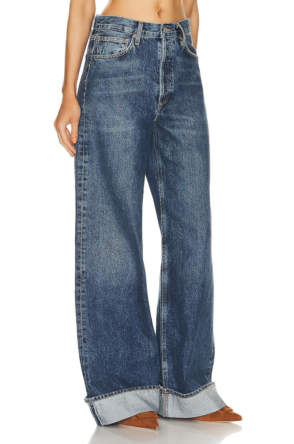 AGOLDE Dame High Rise Wide Leg Jeans Control 28 Product Image