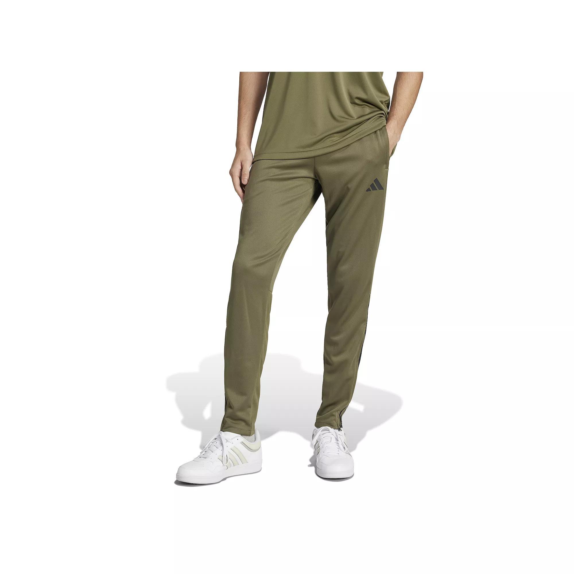 Men's adidas Sereno AEROREADY Tapered Pants, Size: XXL, Green Strata Product Image
