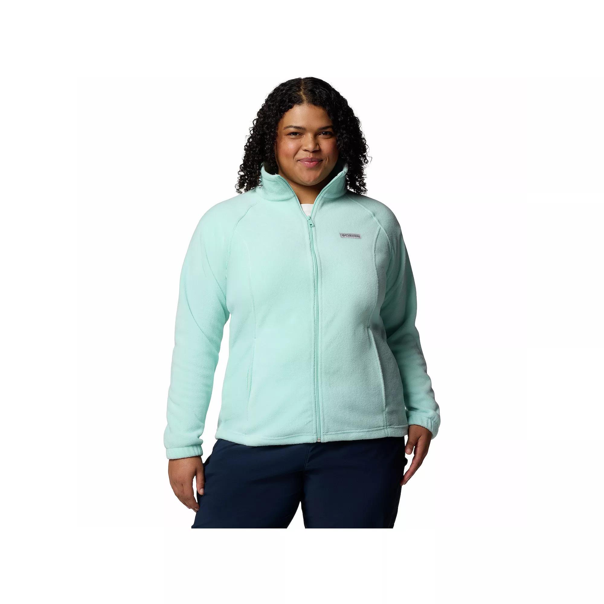Plus Size Columbia Benton Springs Full-Zip Fleece Jacket, Women's, Size: 1XL, Spray Product Image