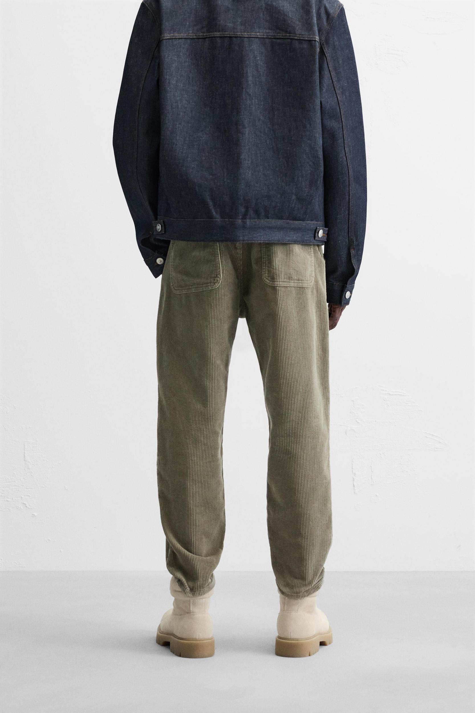 TAPERED CORDUROY PANTS Product Image