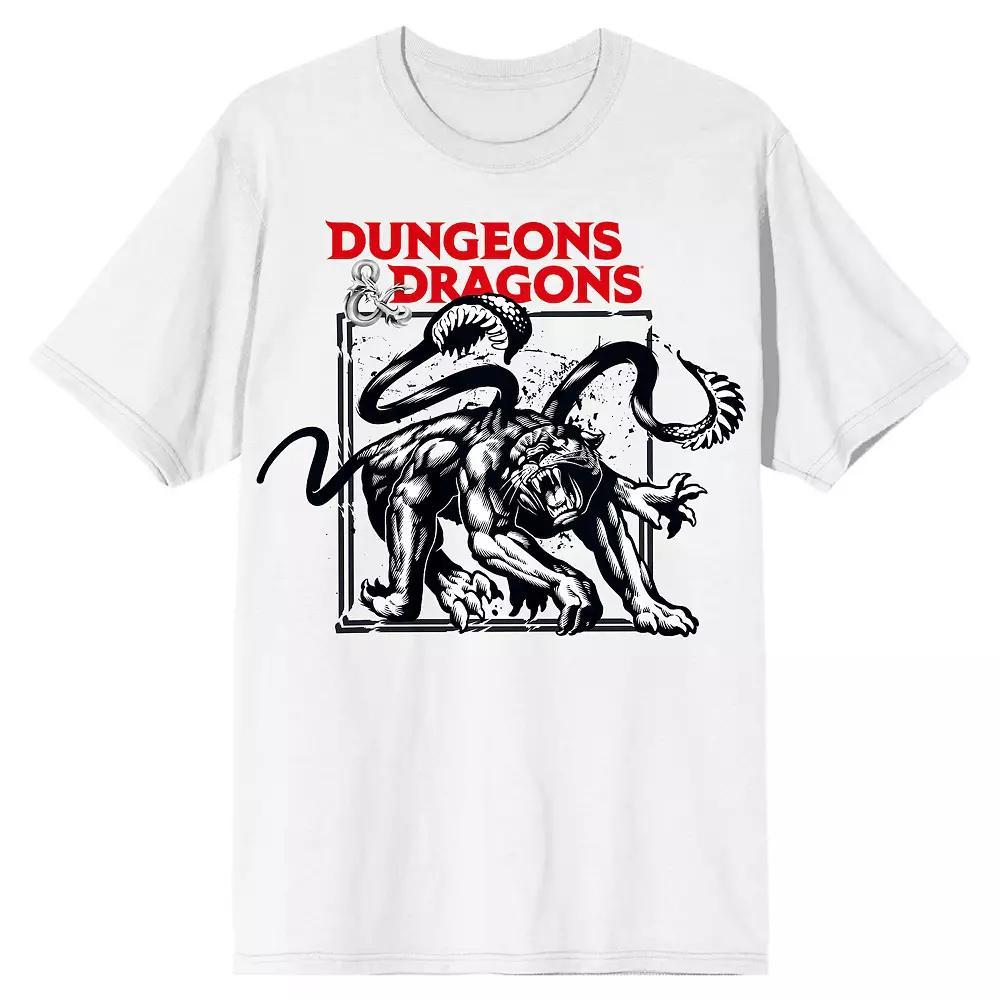 Men's Dungeons & Dragons Displacer Tee, Size: XXL, White Product Image