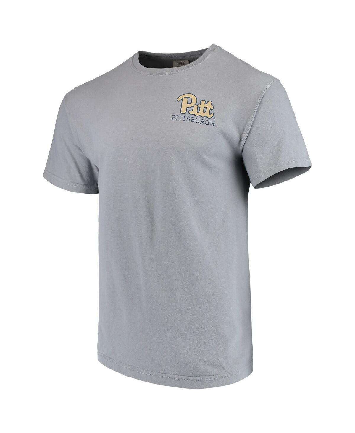 Mens Gray Pitt Panthers Team Comfort Colors Campus Scenery T-Shirt Product Image