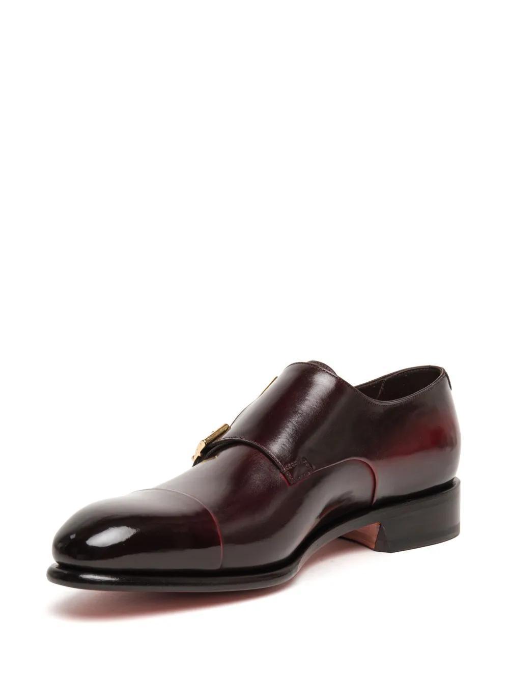 leather monk shoes Product Image