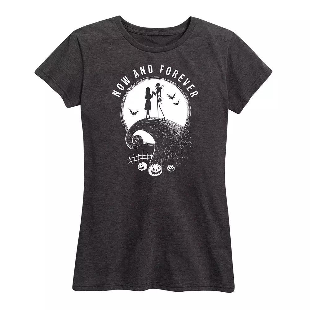 Disney's Nightmare Before Christmas Women's Now and Forever Graphic Tee, Girl's, Size: Large, Blue Product Image