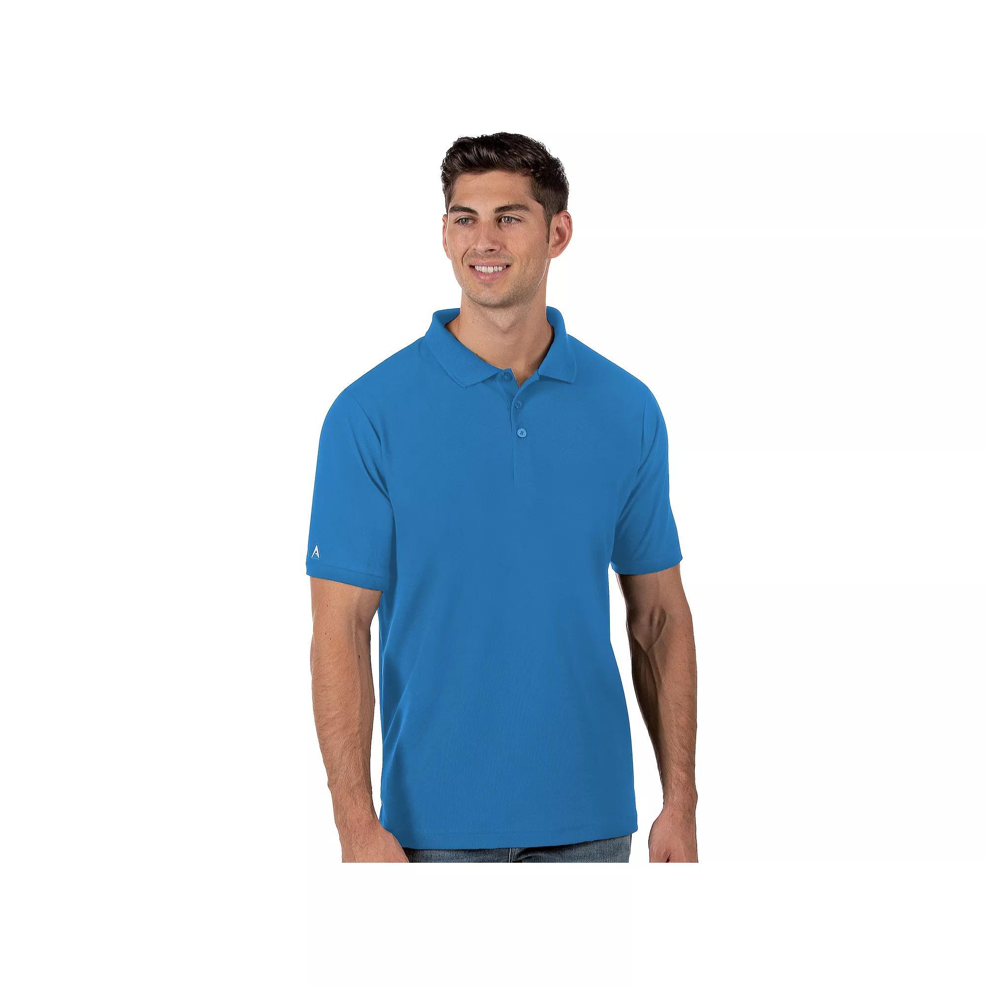 Men's Antigua Legacy Fitted Pique Polo, Size: Small, Red Product Image