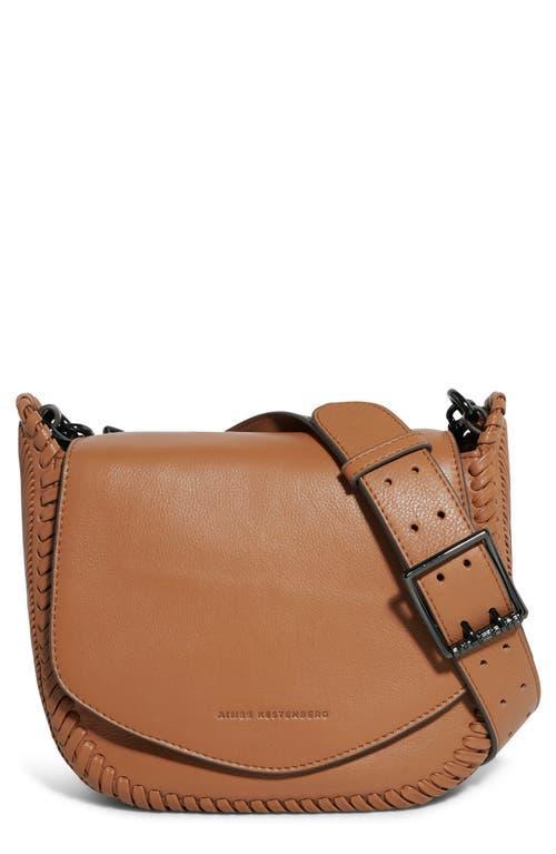 Womens All For Love Leather Saddle Crossbody Bag Product Image