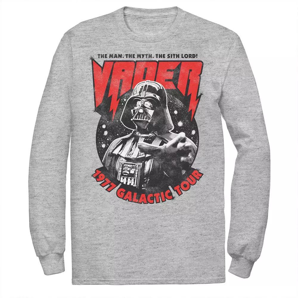 Men's Star Wars Vader 1977 Galactic Tour Metal Poster Tee, Size: Large, White Product Image