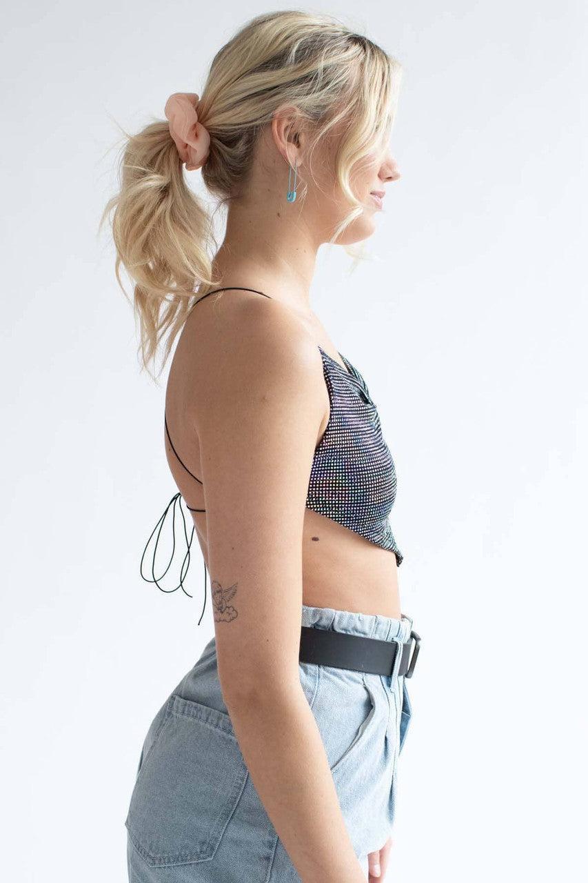 Holographic Dot Bandana Top Product Image