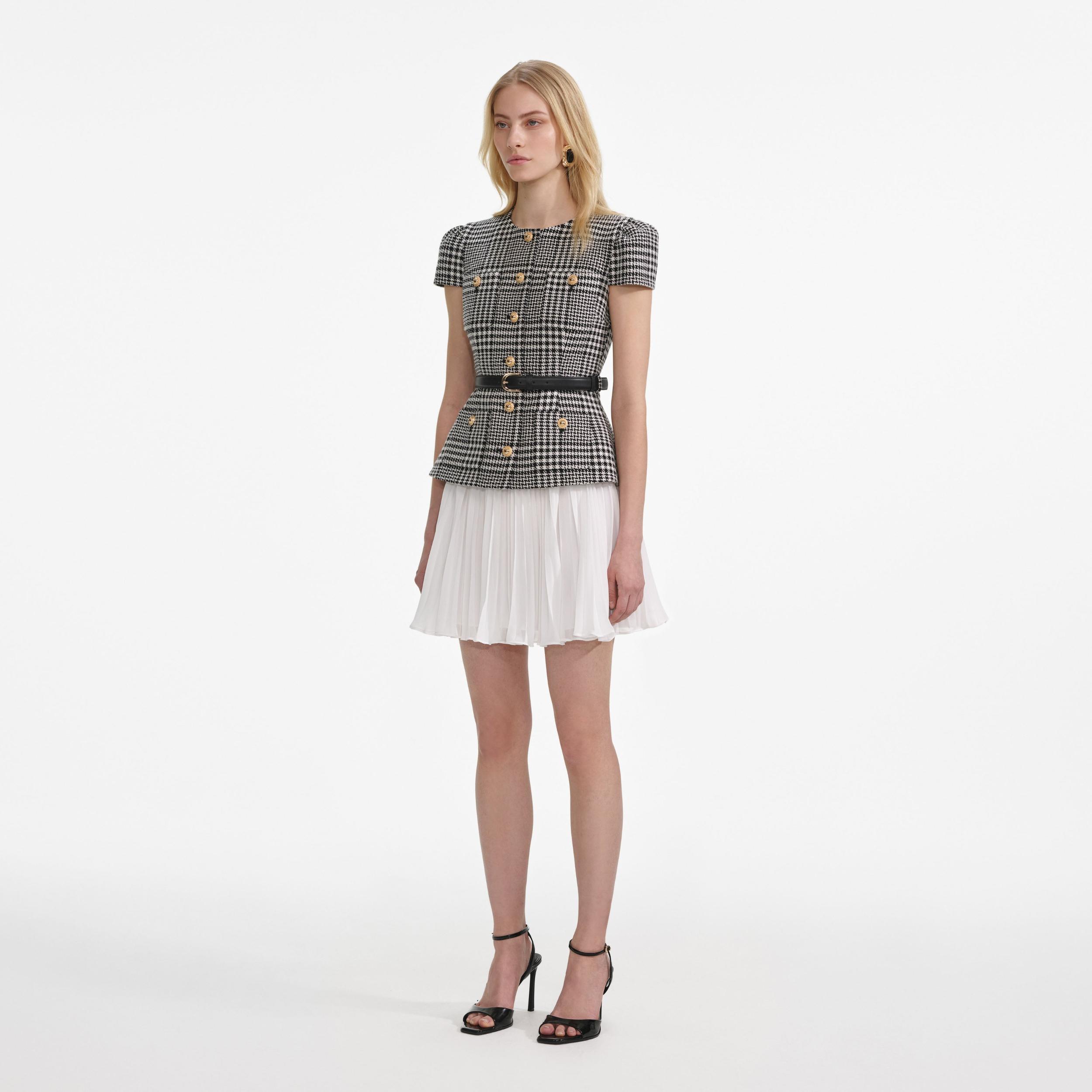 Houndstooth Mini Dress Product Image