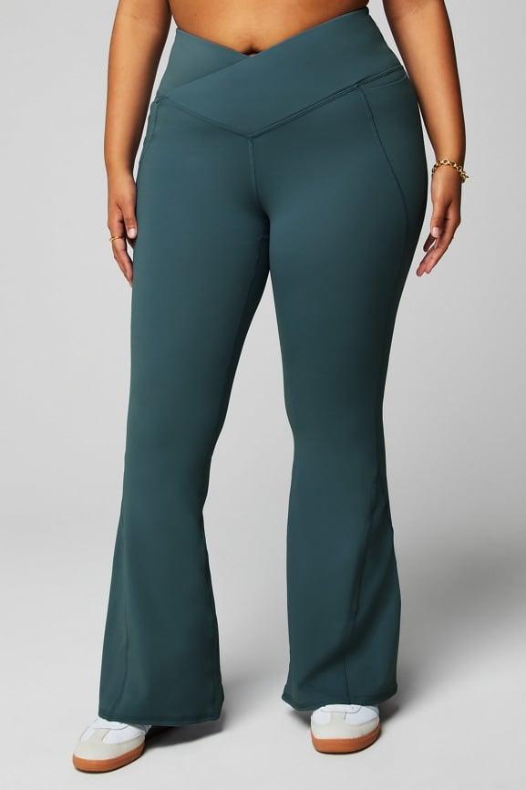 PureLuxe High-Waisted Crossover Flare Product Image