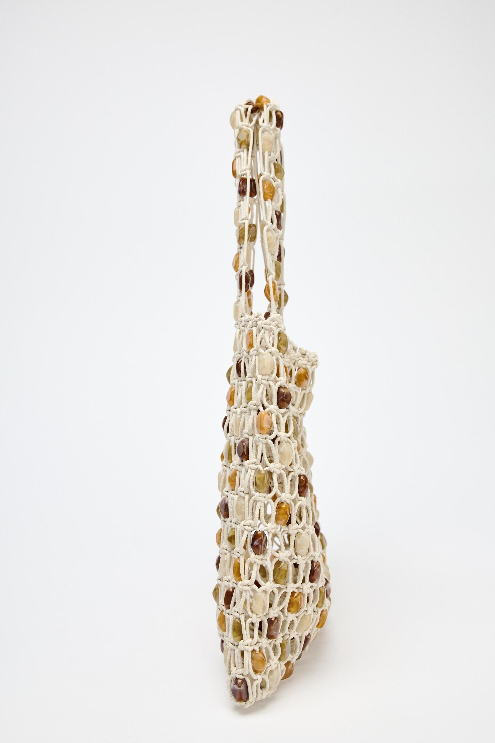 BEADED SHOPPER BAG Product Image