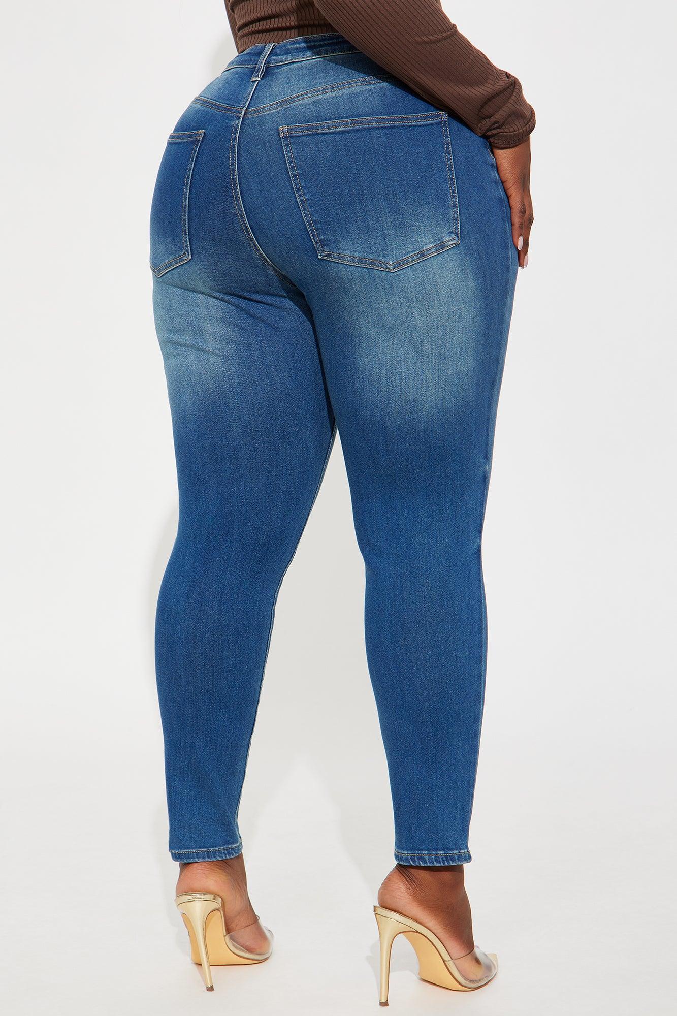 Unforgettable Fit Mid Rise Skinny Jeans - Vintage Wash Product Image