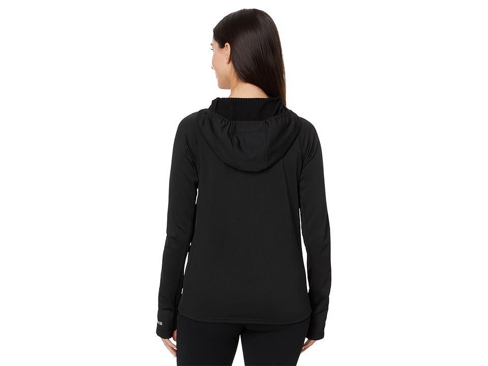 Carhartt Force Relaxed Fit 1/2 Zip Hooded T-Shirt Women's Sweater Product Image