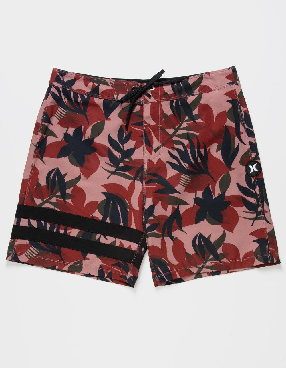 HURLEY Block Party Mens 18'' Boardshorts - BLACK Product Image