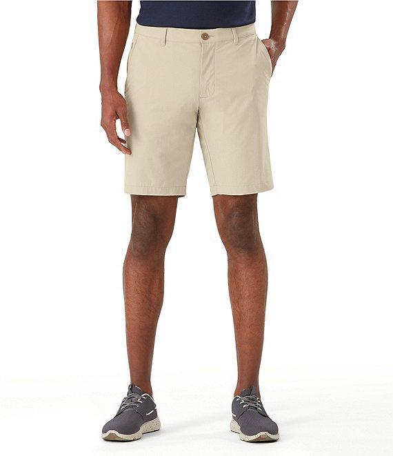 Tommy Bahama Big & Tall Flat Front Chip Shot 10#double; & 11#double; Inseam Shorts Product Image
