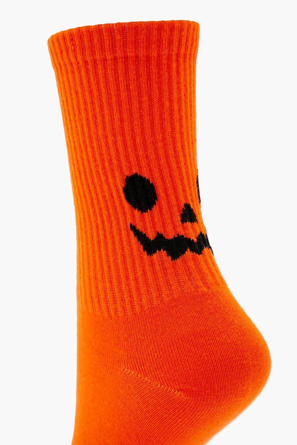 Jack-O-Lantern Crew Socks Set - 2 pack | Forever 21 Product Image