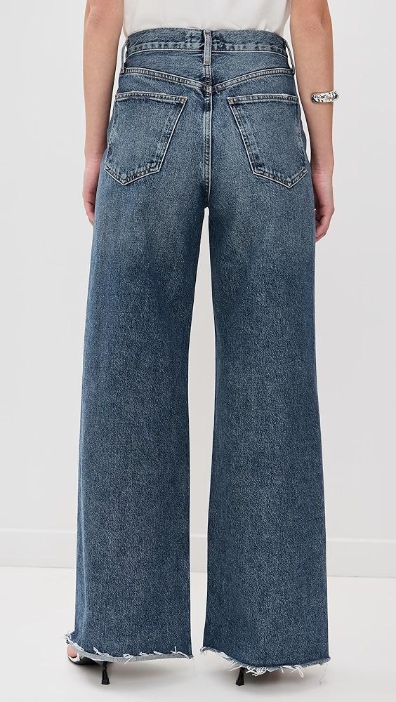 AGOLDE Dame Jeans: High Rise Wide Leg | Shopbop Product Image