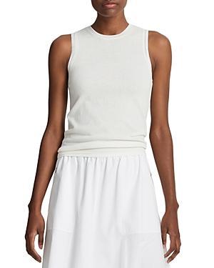 VINCE Double Layer Cotton Blend Tank In Bell Combo Product Image