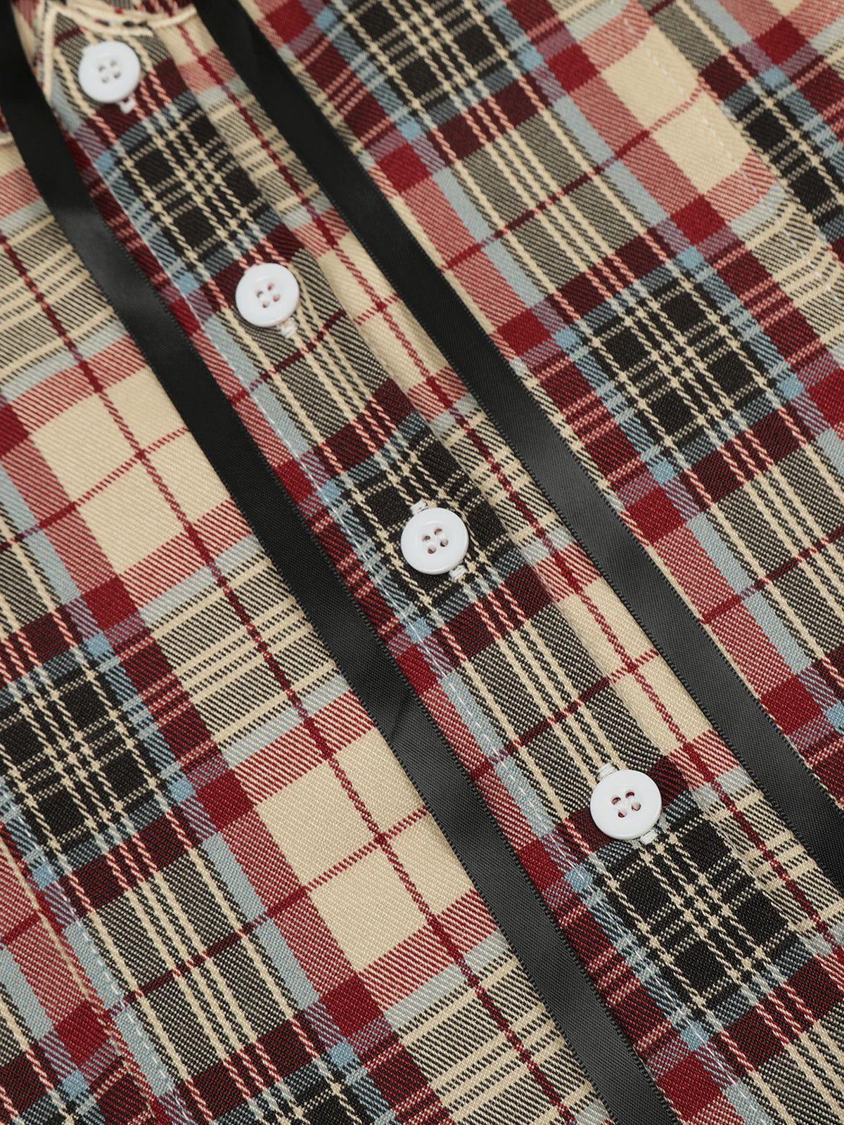 Aelfric Eden Plaid Cropped Shirt Female Product Image