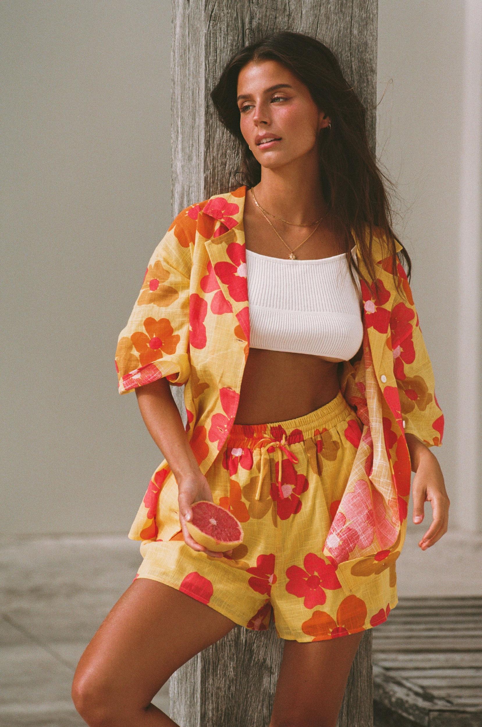 Thessy Shorts - Romance Floral Product Image