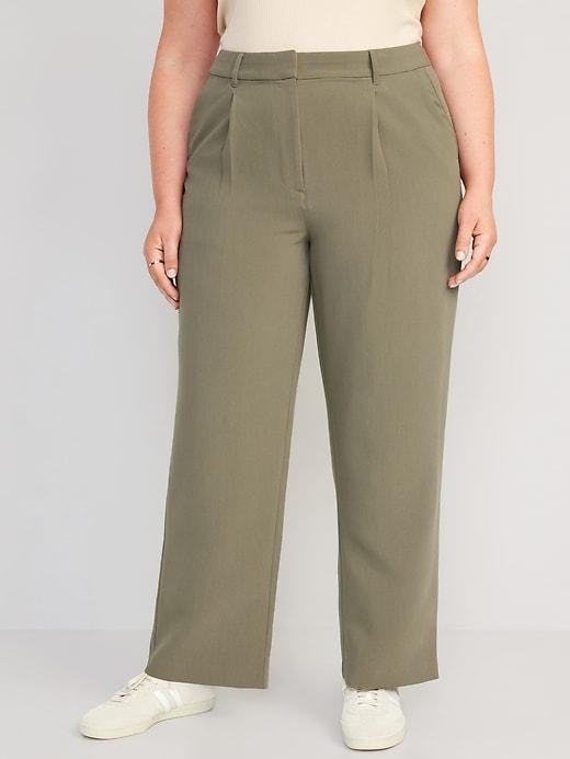 Extra High-Waisted Taylor Trouser Wide-Leg Pants Product Image