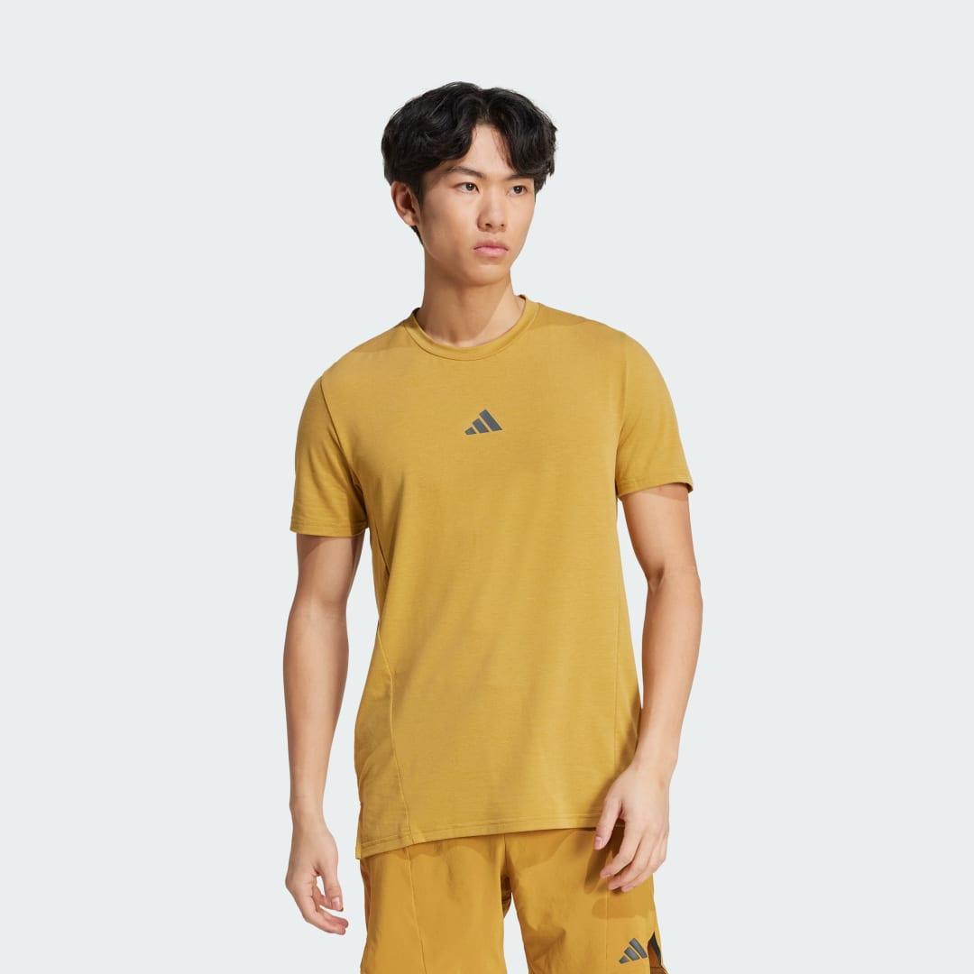adidas Designed for Training Workout Tee Black L Mens Product Image