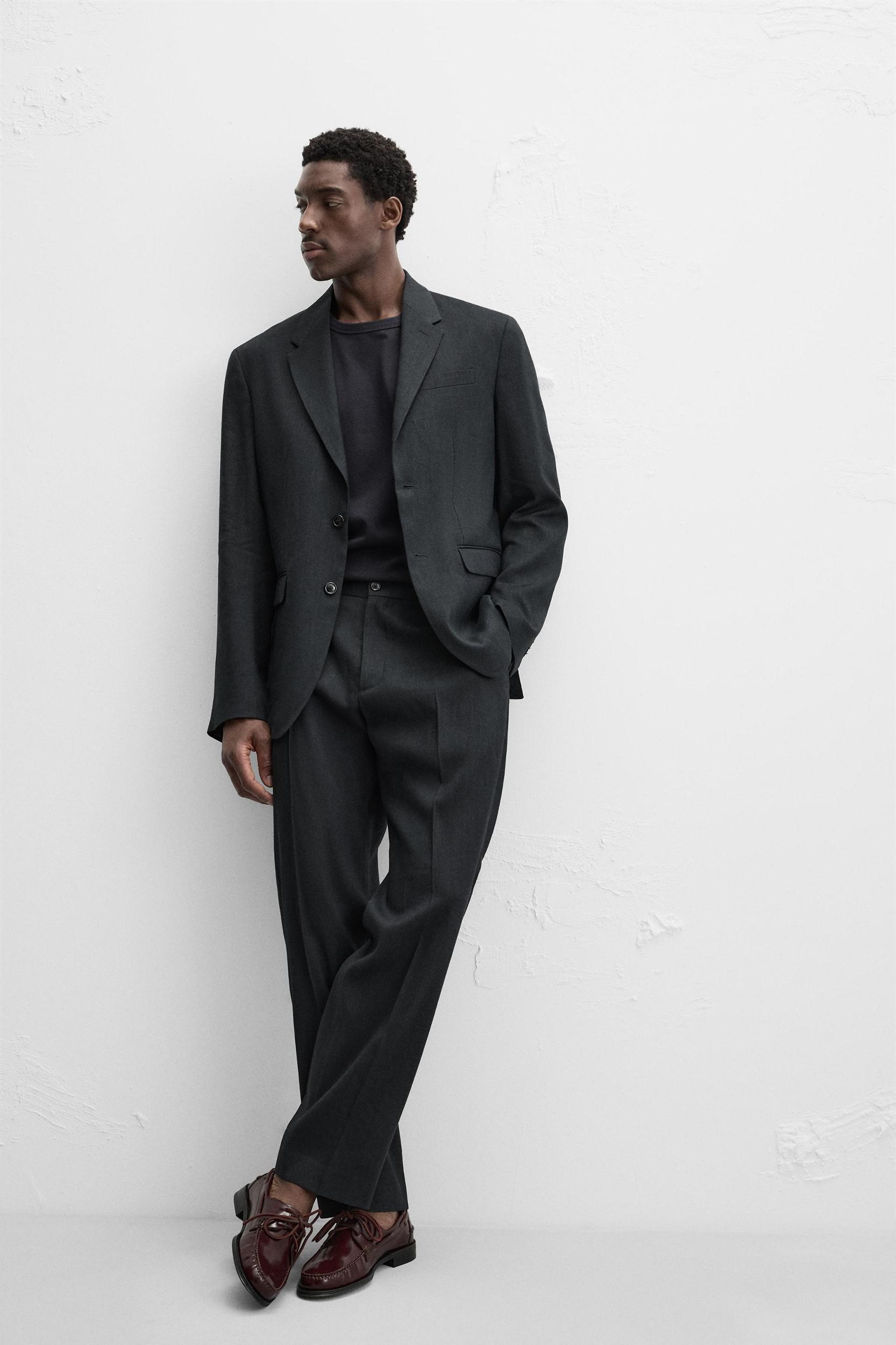 HEMP WOOL SUIT PANTS Product Image