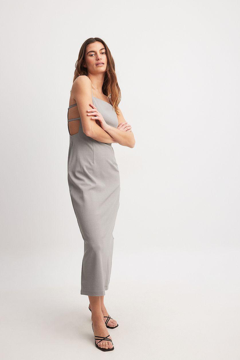 Side Strap Detail Midi Dress Product Image