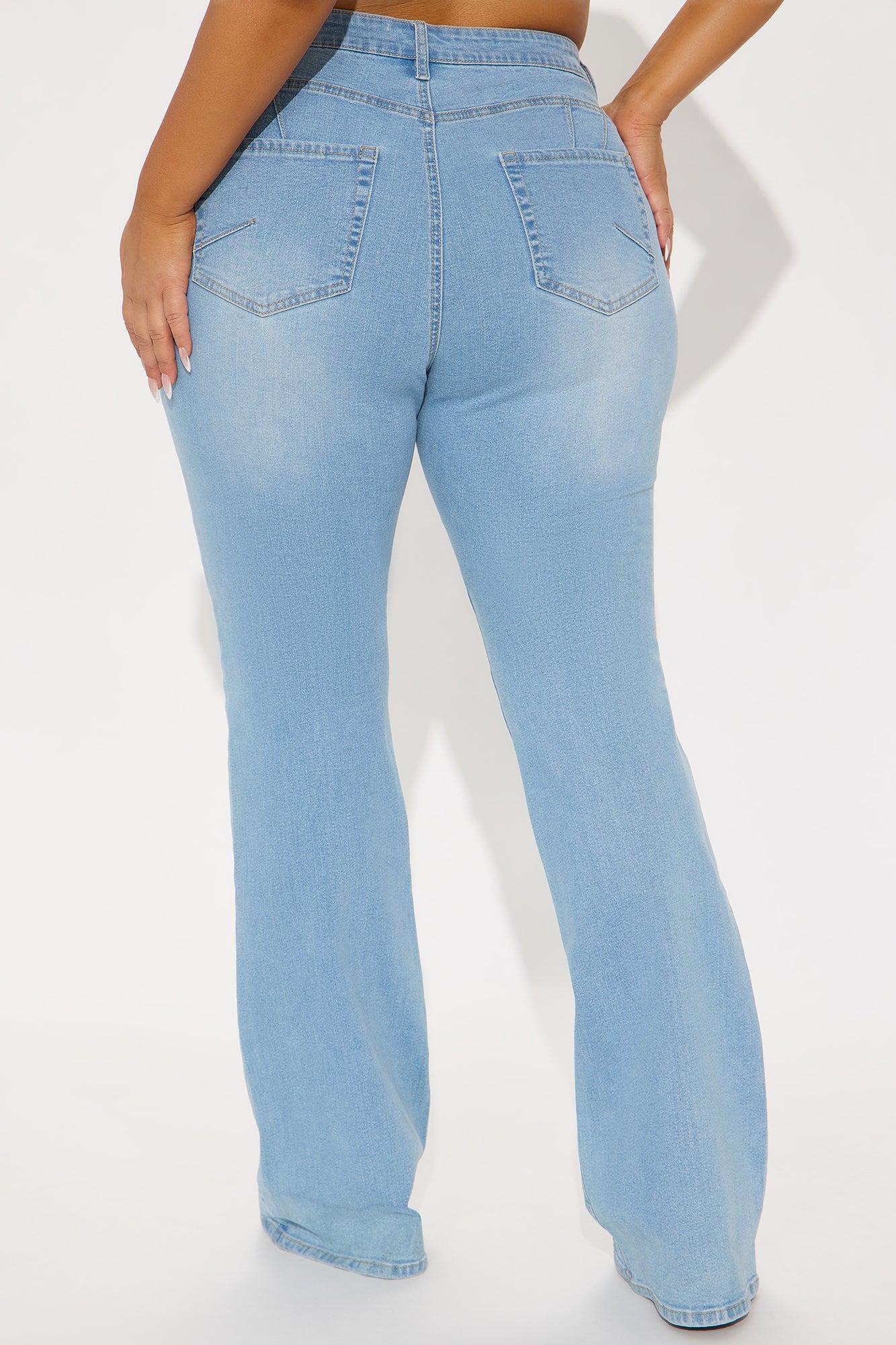 Tall Mesa Booty Lifting Stretch Bootcut Jeans - Light Wash Product Image