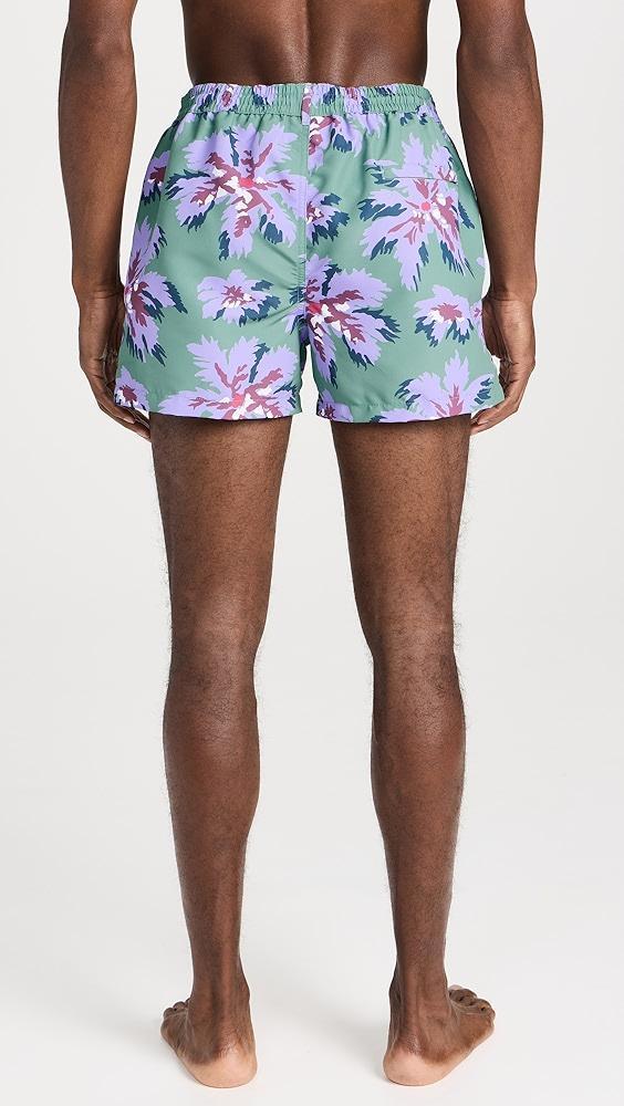 Paul Smith Palm Burst Swim Shorts 3.25" | Shopbop Product Image