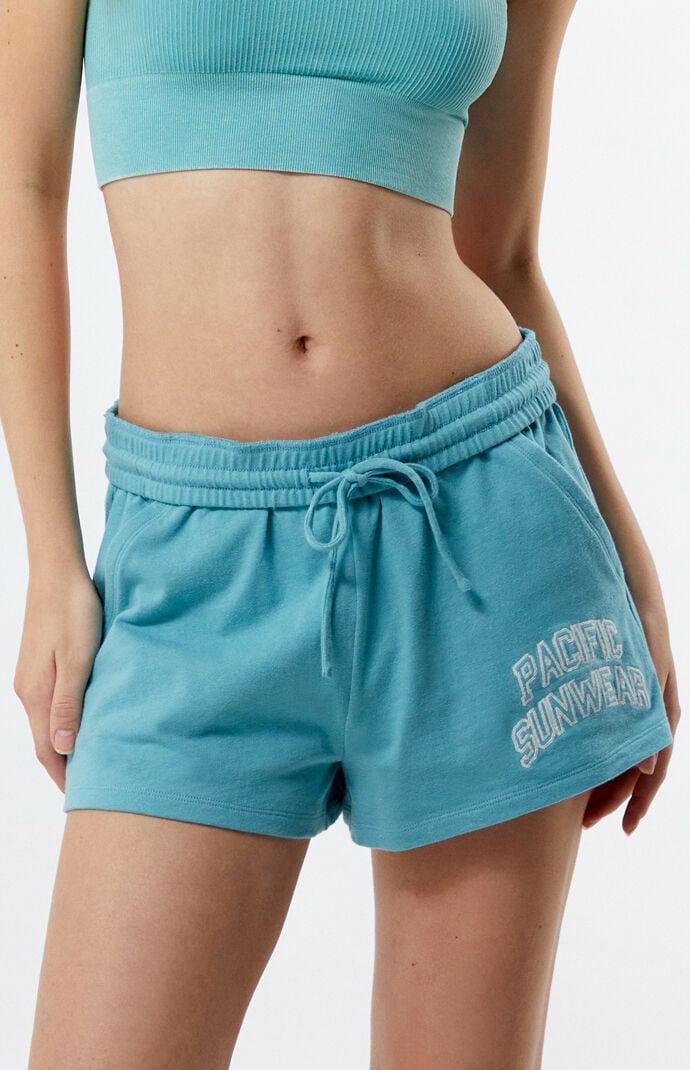 Women's Pacific Suwnwear Fold-Over Mini Sweat Shorts Product Image