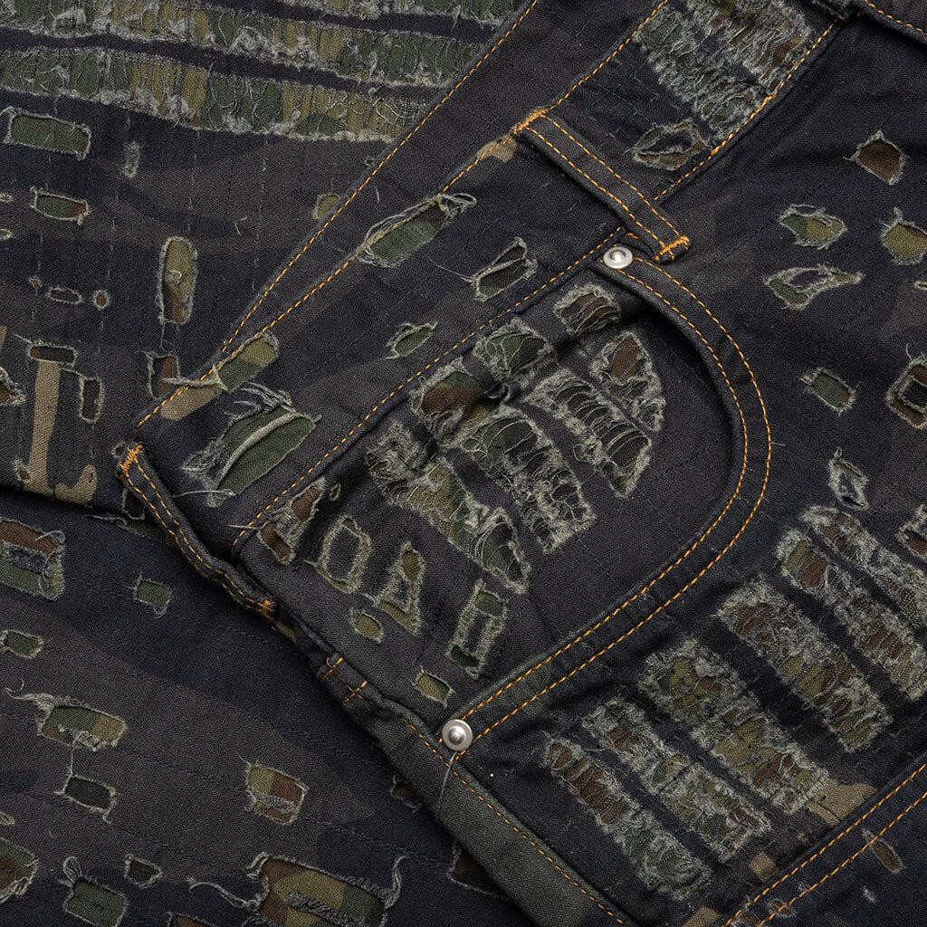 Carpenter Denim Trousers - Brown/Khaki Male Product Image