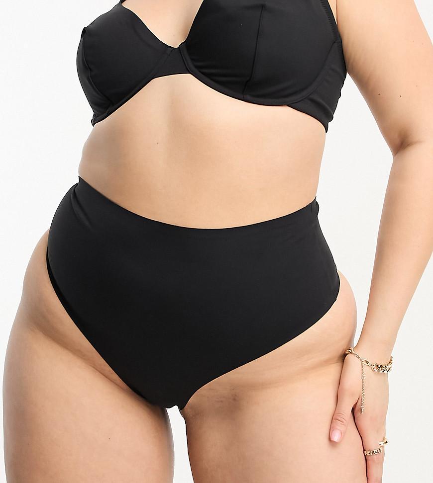 ASOS DESIGN Curve Marina smoothing high-waist thong Product Image