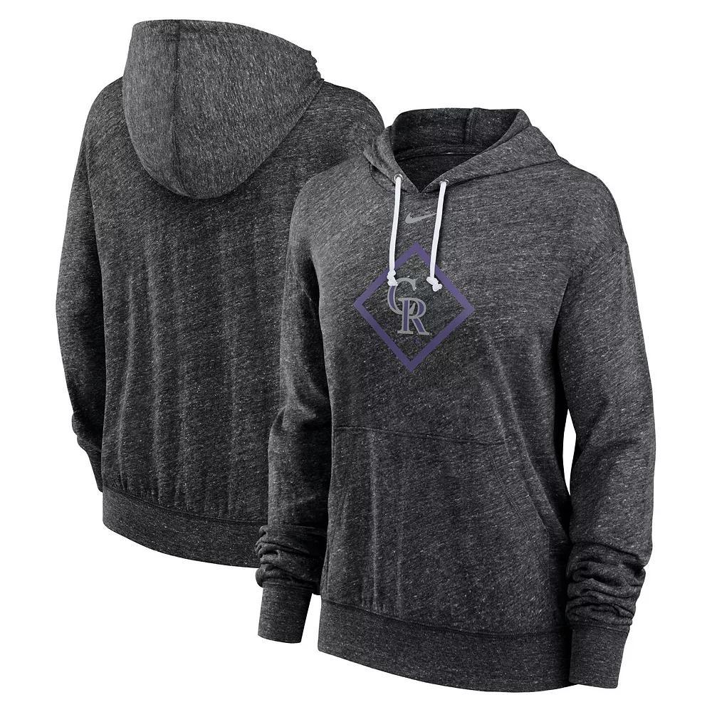 Women's Nike Red Washington Nationals Diamond Icon Gym Vintage Lightweight Hooded Top, Size: Medium Product Image