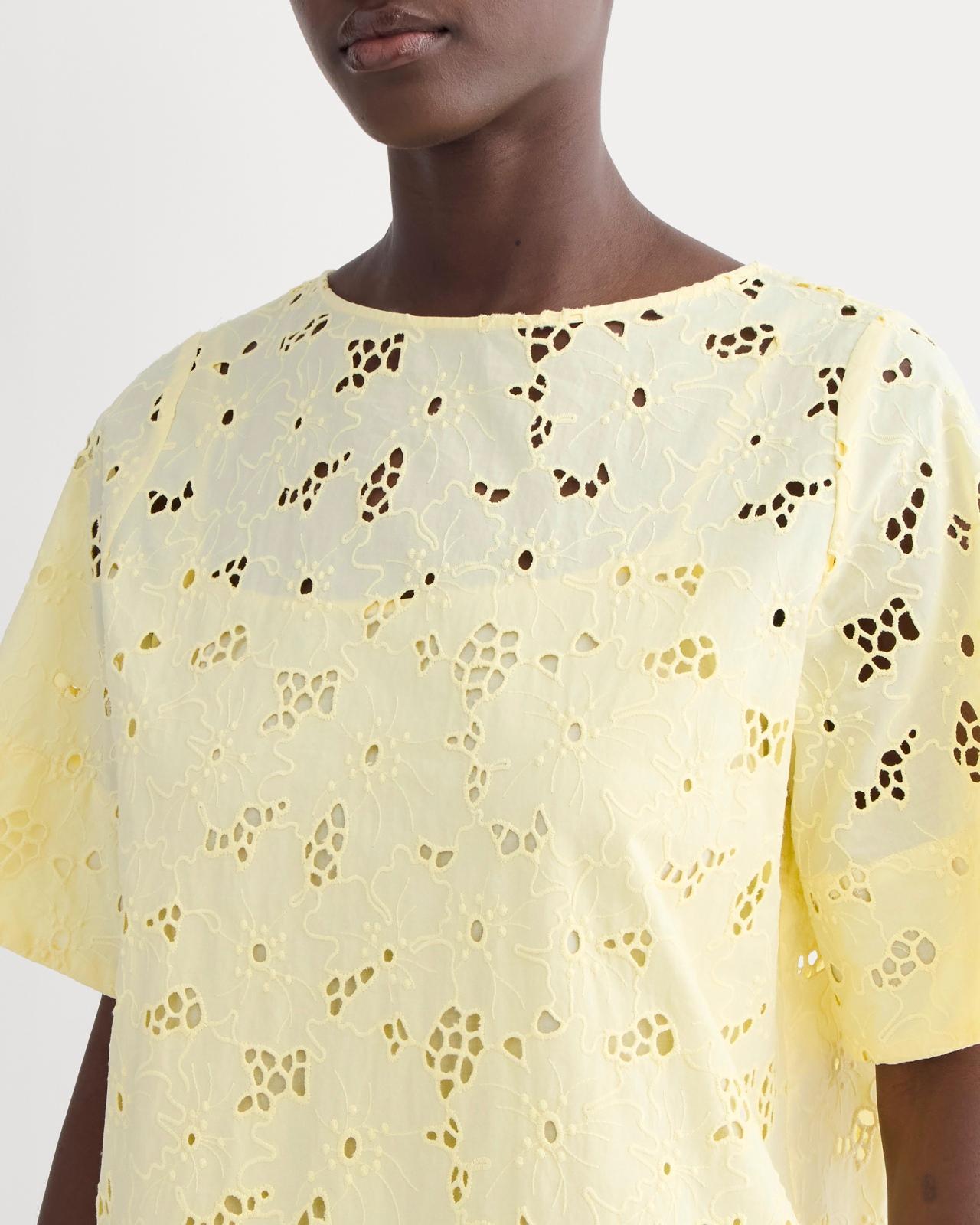 Womens Eyelet Mini Shift Dress by Everlane Product Image