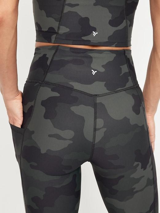 High-Waisted PowerSoft Rib Leggings Product Image