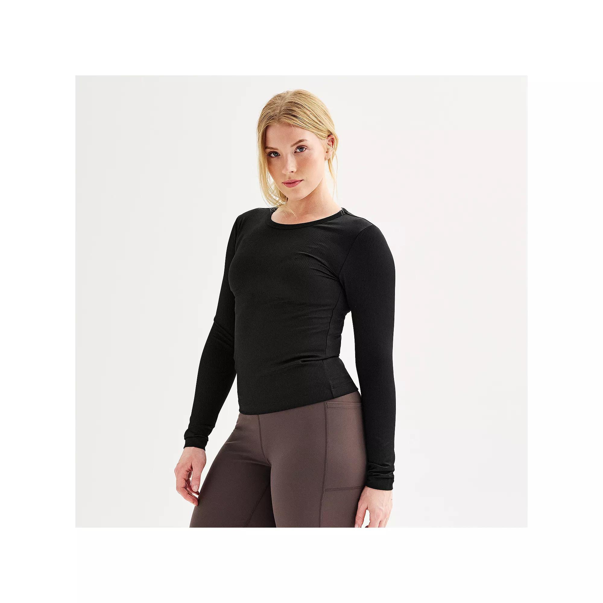 Women's FLX Balance Core Long Sleeve Top, Size: XXL, Purple Sherry Product Image